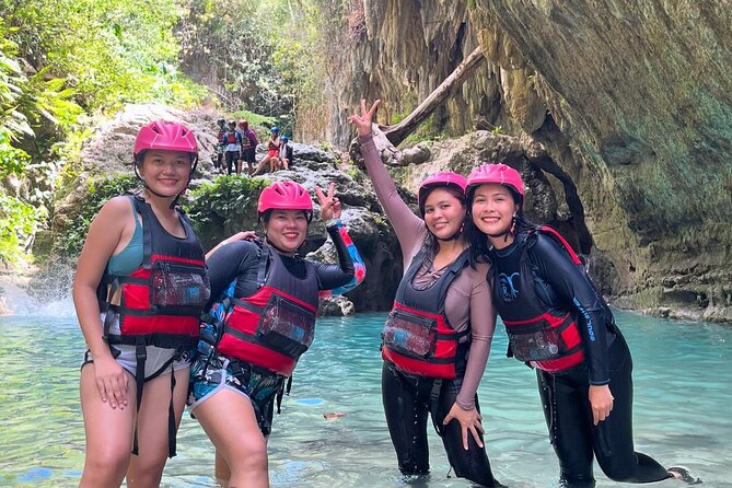 4 Hour Canyoneering Adventure at Kawasan Falls with Lunch - Rappelling, natural water slides, and controlled adrenaline