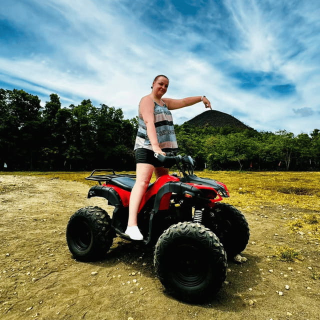 Bohol: Choco Tour + Loboc River Lunch Buffet + ATV Adventure - Chocolate Hills: planning for a quick, legend-heavy hour