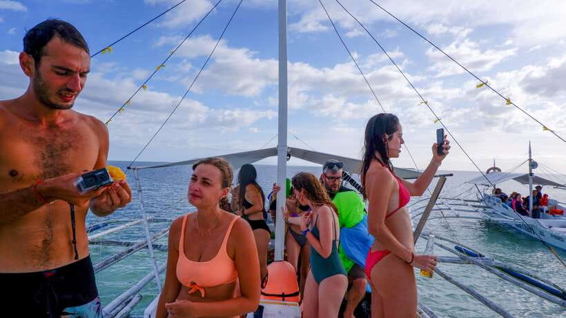 Bohol Virgin Island Sunset Tour - Sunset and the after-sunset swim window