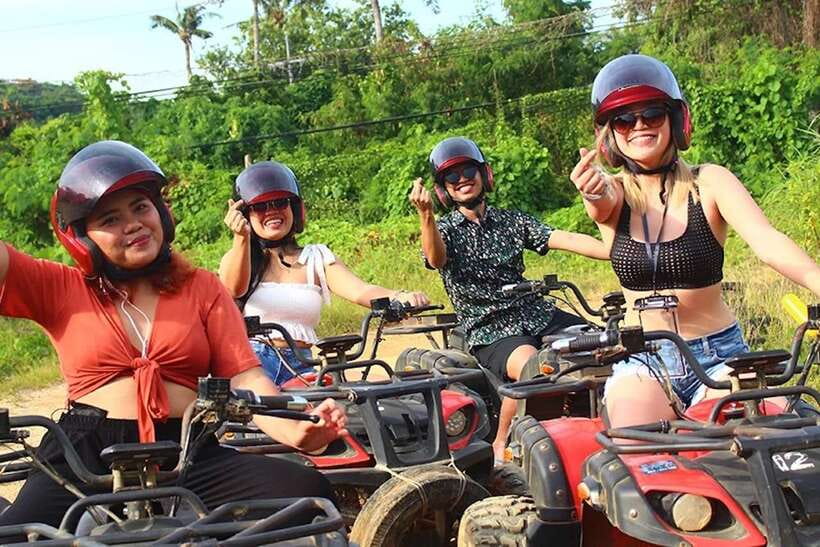 Boracay: All-Terrain Vehicle or Buggy Car Experience - Safety briefing and helmets, before you hit the trail