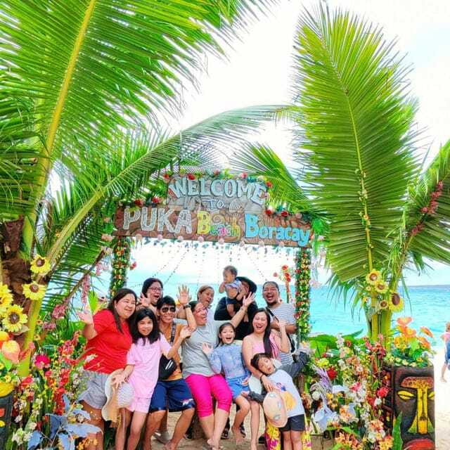 Boracay Discovery: Land Tour Experience - Bolabog Beach stops for the slanting tree and the I Love Boracay sign