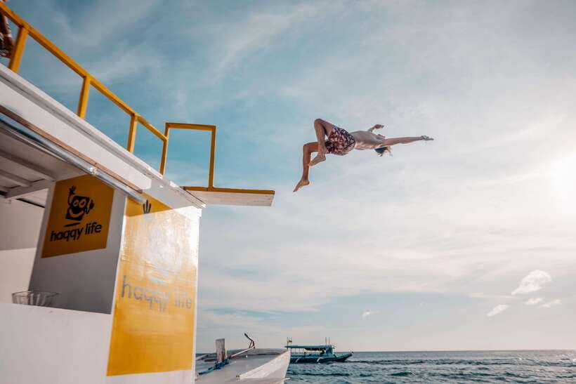 Boracay: Island Hopping & Cliff Jumping by Haqqy Life - Puka Shell or Balinghai Beach, your weather-tested wind-down