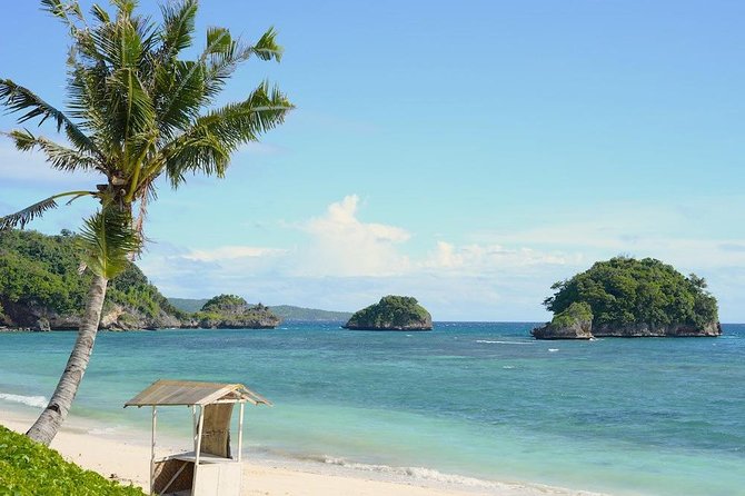 Boracay Island Hopping + Hot Kawa + Parasailing + Helmet Diving - Lunch at Tabon Beach Parameters Place, plus the hot Kawa reset