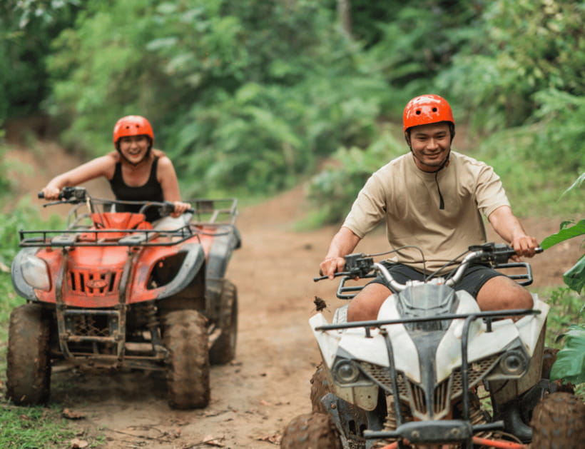 Boracay: Island Hopping with Buffet Lunch & ATV Adventure - Island Hopping, ATV, and a Hot Kawa Bath: The Appeal in One Day