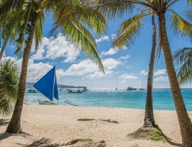 Boracay: Island Hopping with Lunch and Hot Kawa Bath - Tambisaan Beach Photo Stop, Then Off to Magic Island