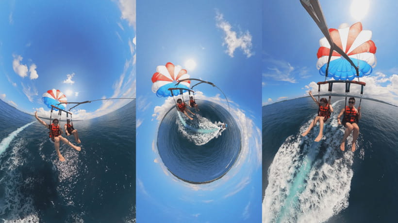 Boracay Parasailing with Insta 360 - Where This Activity Makes Sense in Your Boracay Day