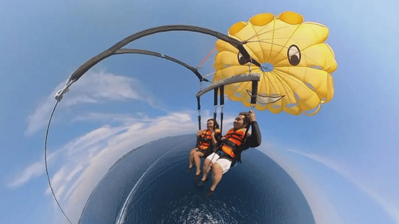 Boracay Parasailing with Insta 360 - Handling Choppy Water: The Calm Way to Think About Waves