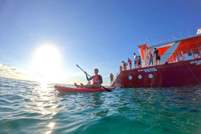 Boracay: Red Whale Party Cruise w/ Snacks & Water Activities - The vibe: a party yacht that still gives you real water time