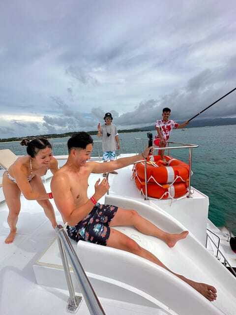 Boracay Sunset Cruise with RedWhale Party Yacht - Angol Point playtime: longer water fun plus the big onboard moments