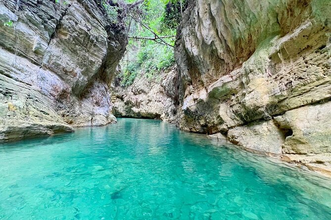 Canyoneering Cebu in Kawasan falls + meals + Cebu transfer option - Trek or zipline: choosing your pace before the main water action
