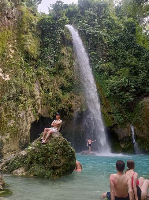 Cebu: Dao, Inambakan, Kawasan and Mantayupan Waterfalls Trip - Mantayupan Falls in Barili: One of Cebu’s Tall Two-Tier Waterfalls
