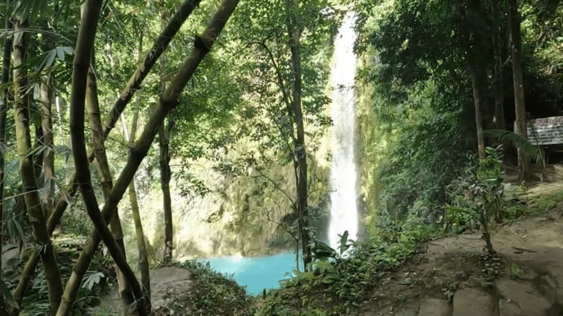 Cebu: Inambakan, Kawasan, and Mantayupan Falls Day Trip - Mantayupan Falls (Barili): A taller cascade with a calmer park feel
