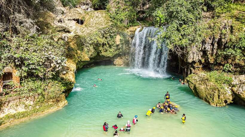Cebu: Kawasan Canyoning, Moalboal Snorkeling, & Turtles Tour - The Waterfall Lunch: Where You Catch Your Breath