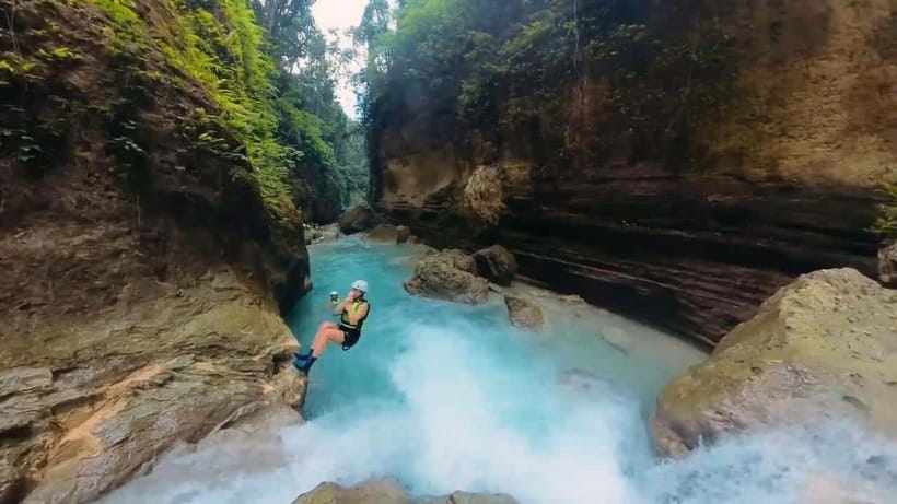 Cebu: Kawasan Falls Canyoneering Tour with Ziplining & Lunch - The Kawasan canyoneering route, step-by-step
