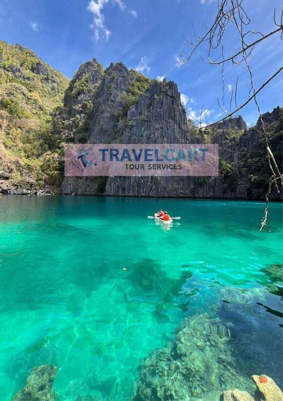 Coron Shared Island Tour A - Green Lagoon Park: calm water, easy kayaking, and greenery