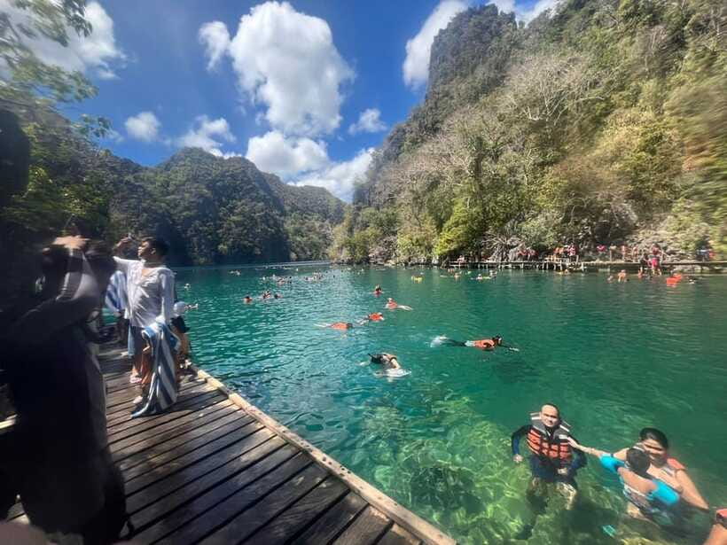 Coron Shared Island Tour A - CYC Beach: sand, swimming, and a chance to burn off energy