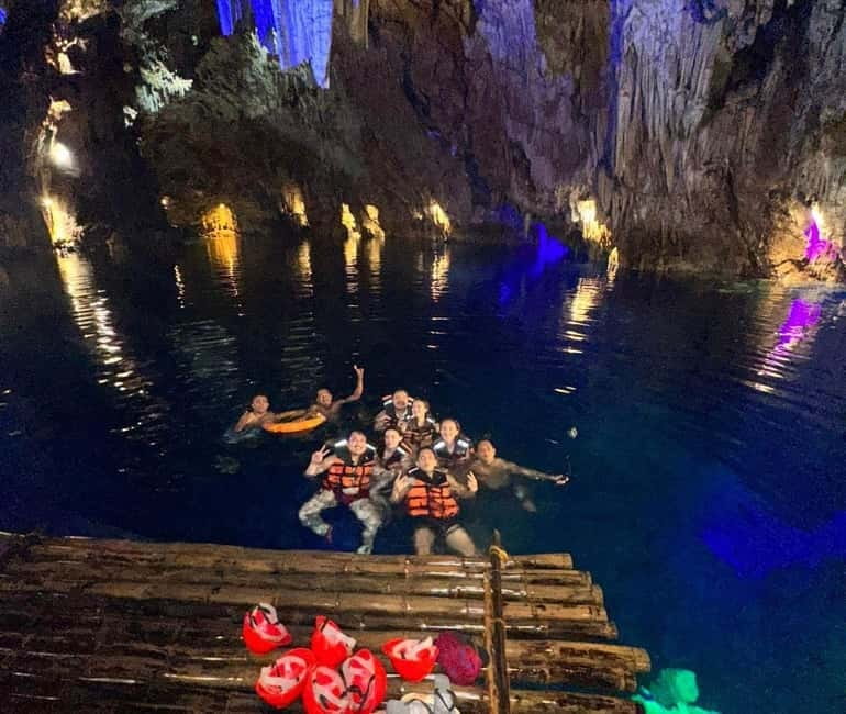 Coron: Siete Pecados & Pukaway Cave Private Tour - Banul Beach lunch break: a buffet with real variety and drinks