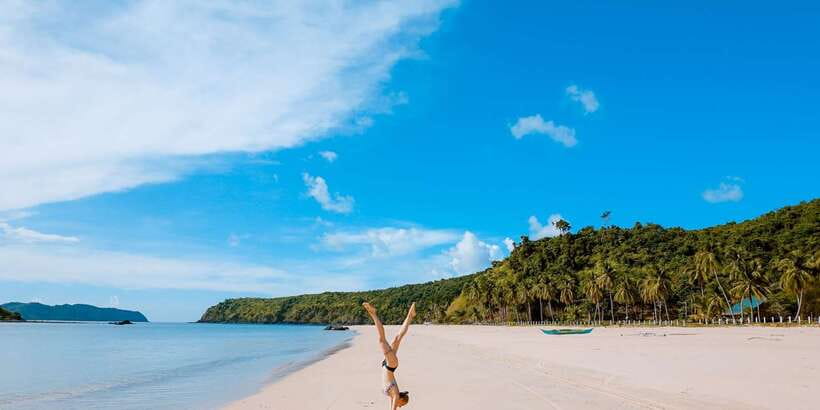 El Nido Island Hopping Tour C: Hidden Beaches & Shrine - Talisay Beach and Tapiutan Beach: more variety, same El Nido water magic