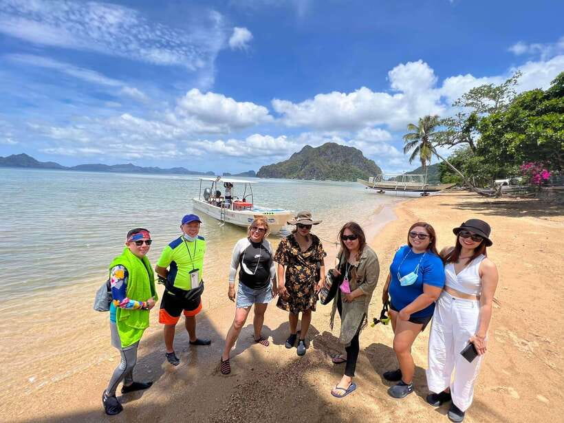 El Nido: Island Hopping Tour C with Lunch EDTF included - Helicopter Island: walking, swimming, snorkeling, and kayaking time