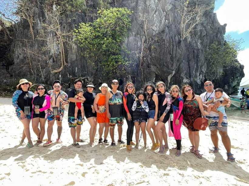 EL NIDO: Private Island Hopping Tour A with BUFFET LUNCH - Stop 2: Big Lagoon kayaking inside a limestone amphitheater