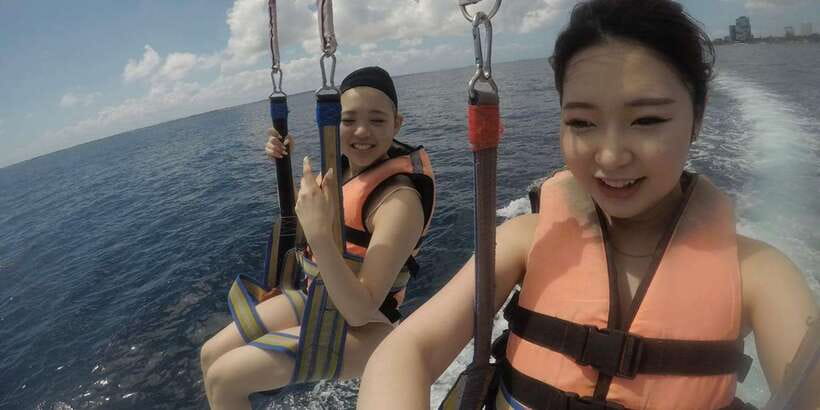 From Cebu: Mactan Island 3 Watersport Activities Tour - Banana Boat 15 Minutes: Balance, Splash, and Maximum Group Fun
