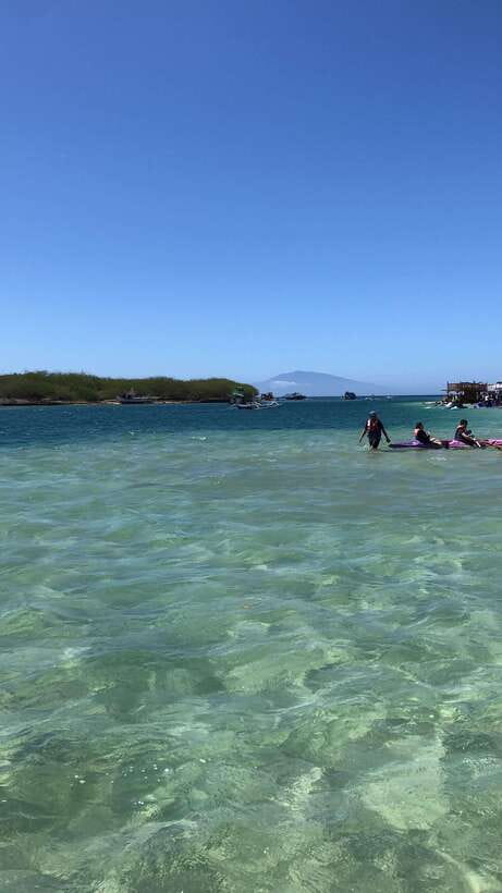 From Manila: Little Boracay Beach w/ Floating Bamboo Cottage - Little Boracay sandbar and low-tide timing you can plan around