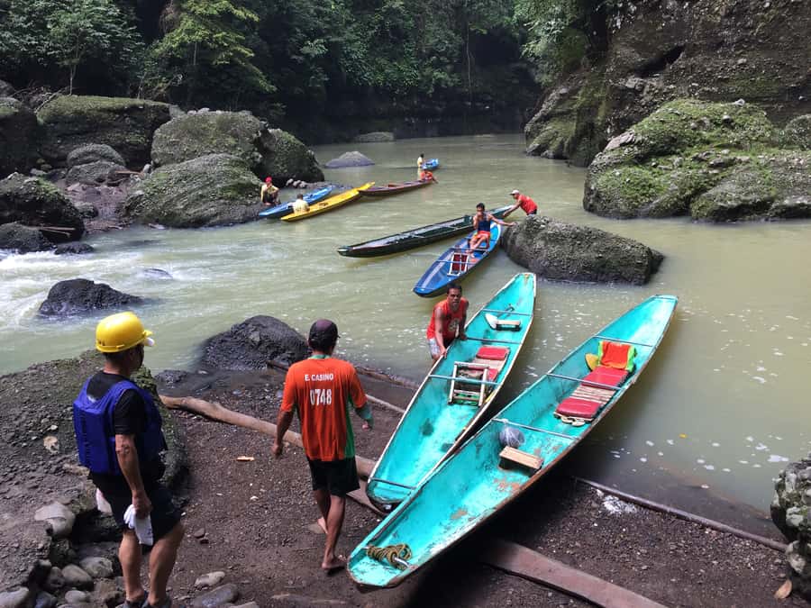 From Manila: Taal Volcano Island & Pagsanjan Falls Day Tour - Swimming in the cold cave: what it’s like and why people love it