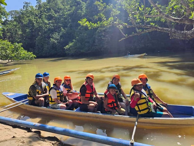 Full Day Excursion: UNESCO Underground River Tour - Getting to the cave entrance: motorized boat, safety gear, and audio setup