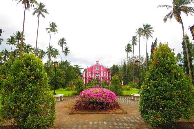 Immerse in Culture: Villa Escudero Coconut Plantation Experience - Lunch at Labasin Falls: bamboo tables, splash zone dining