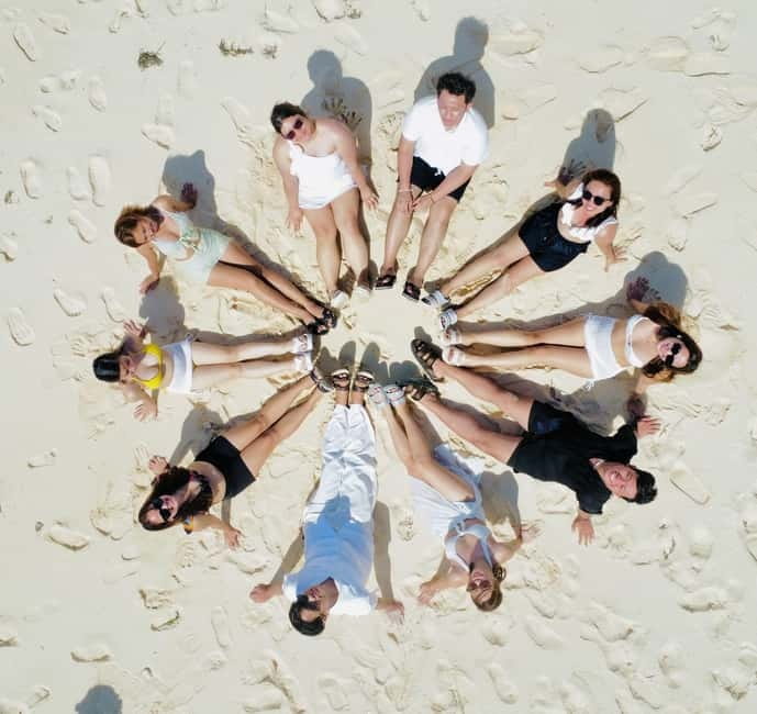 Luna: Siargao Tri-Island Tour with Drone, GoPro Shots, Lunch - Daku Island lunch in a reserved cottage, plus more swim time