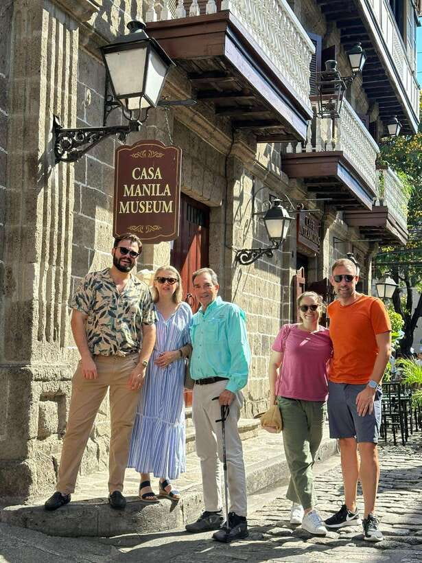 Manila: Intramuros Walled City Guided Walking Tour - San Agustin Church and Manila Cathedral: Spanish stone you can read