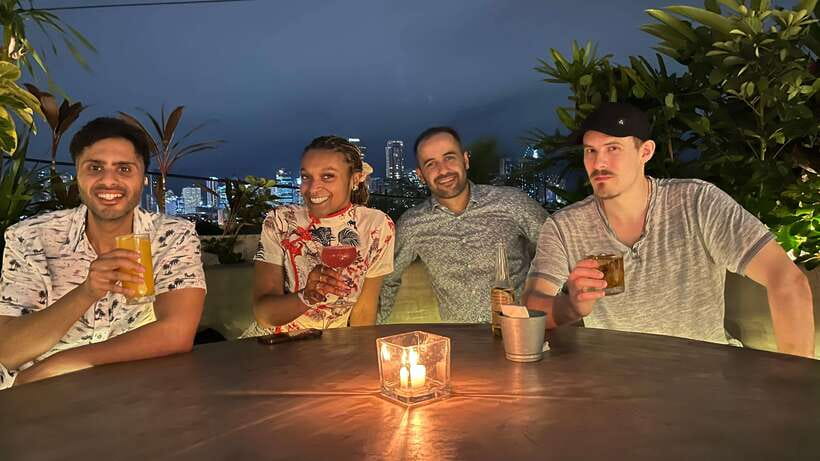 Manila Ultimate Nightlife Pub Crawl - Getting Oriented at Filling Station Makati
