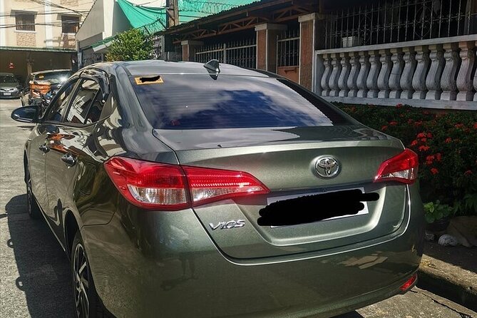 NAIA Airport Transfer to/from anywhere in Metro Manila - The Toyota Vios ride: luggage limits, comfort, and service animals