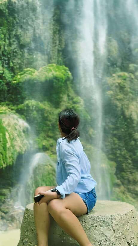 Oslob: Whaleshark Watching, Tumalog Falls & Sumilon Island - Tumalog Falls by Motorcycle and Short Trek