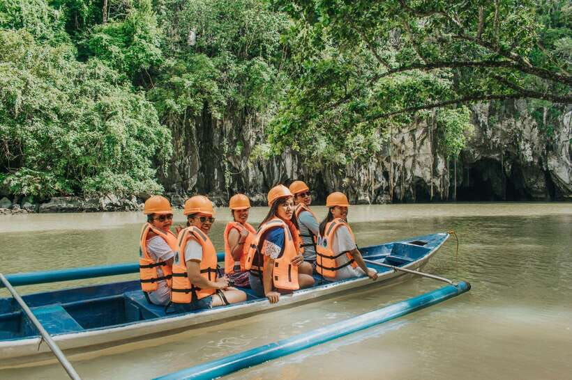 Puerto Princesa: Underground River, Zipline, Paddleboat Tour - Underground River National Park: Helmets, Audio Guide, and Cave Time