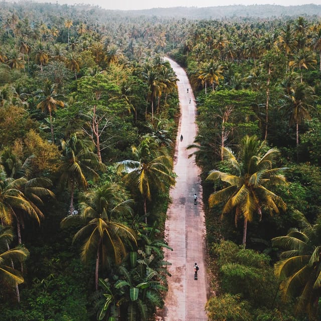 Siargao : Morning 1 Hour Guided Electric Skate Experience - Catangnan Bridge and Siargao views on a guided route