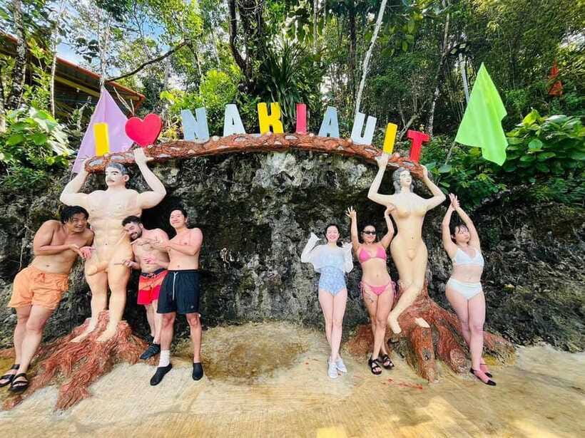 SOHOTON COVE TOUR - Entering the cave pools: the tour’s real star